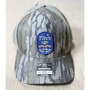 Tito's Vodka‎ Golf Club Trucker Hat Camo Mossy Oak Green Richardson Mesh Cap